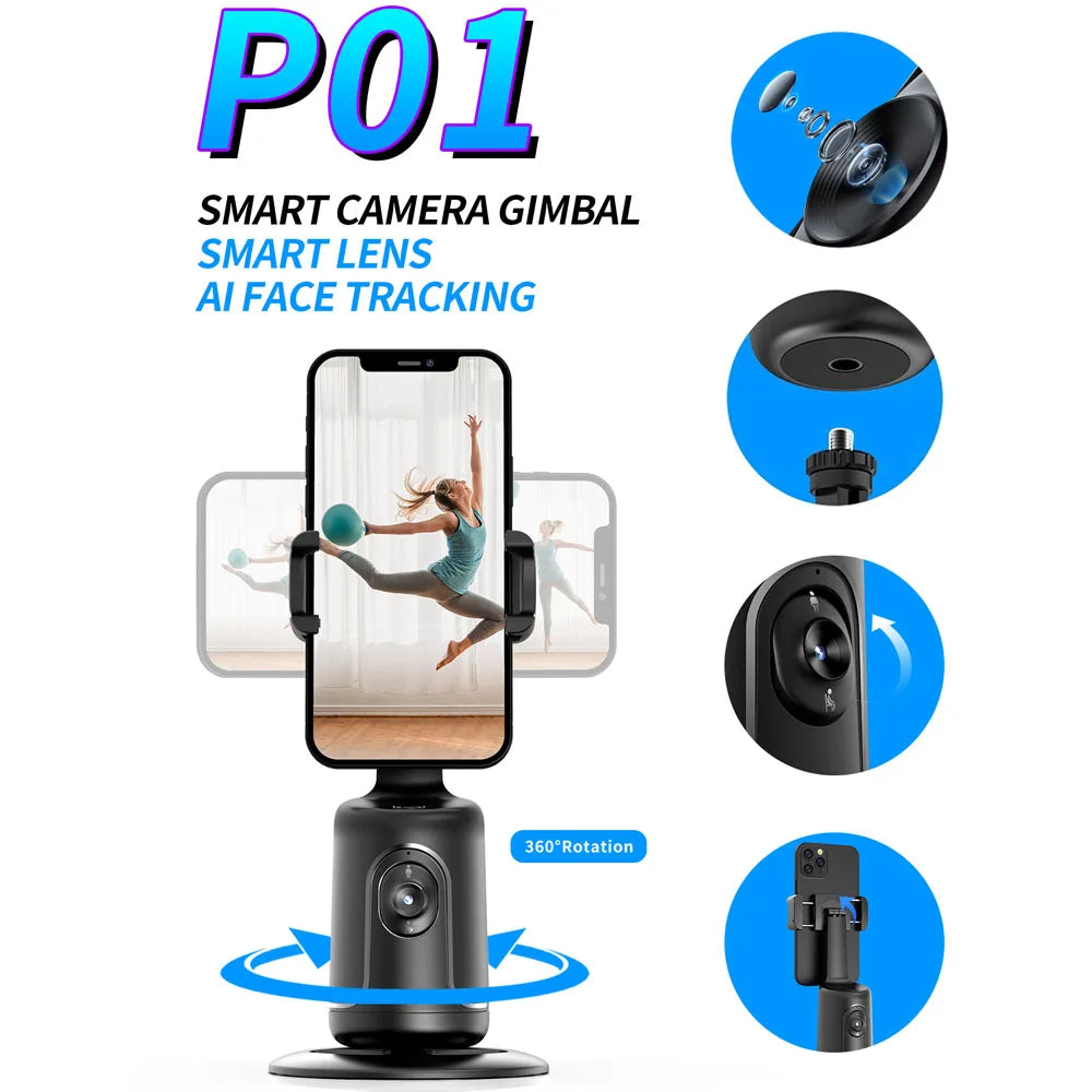 AI Face Tracking Tripod – Your Personal Cameraman. Perfect for: TikTok creators, online teachers, streamers
Now you’re always in frame — hands-free