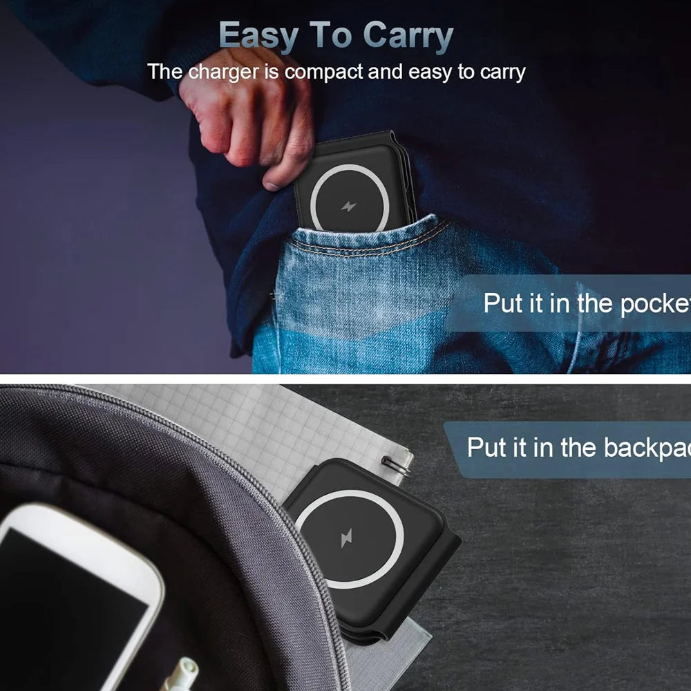 40W 3 in 1 Magnetic Charging Pad – Snap. Charge. Go. Perfect for: iPhone & MagSafe users, busy tech lovers.
“Charging never looked this good.”