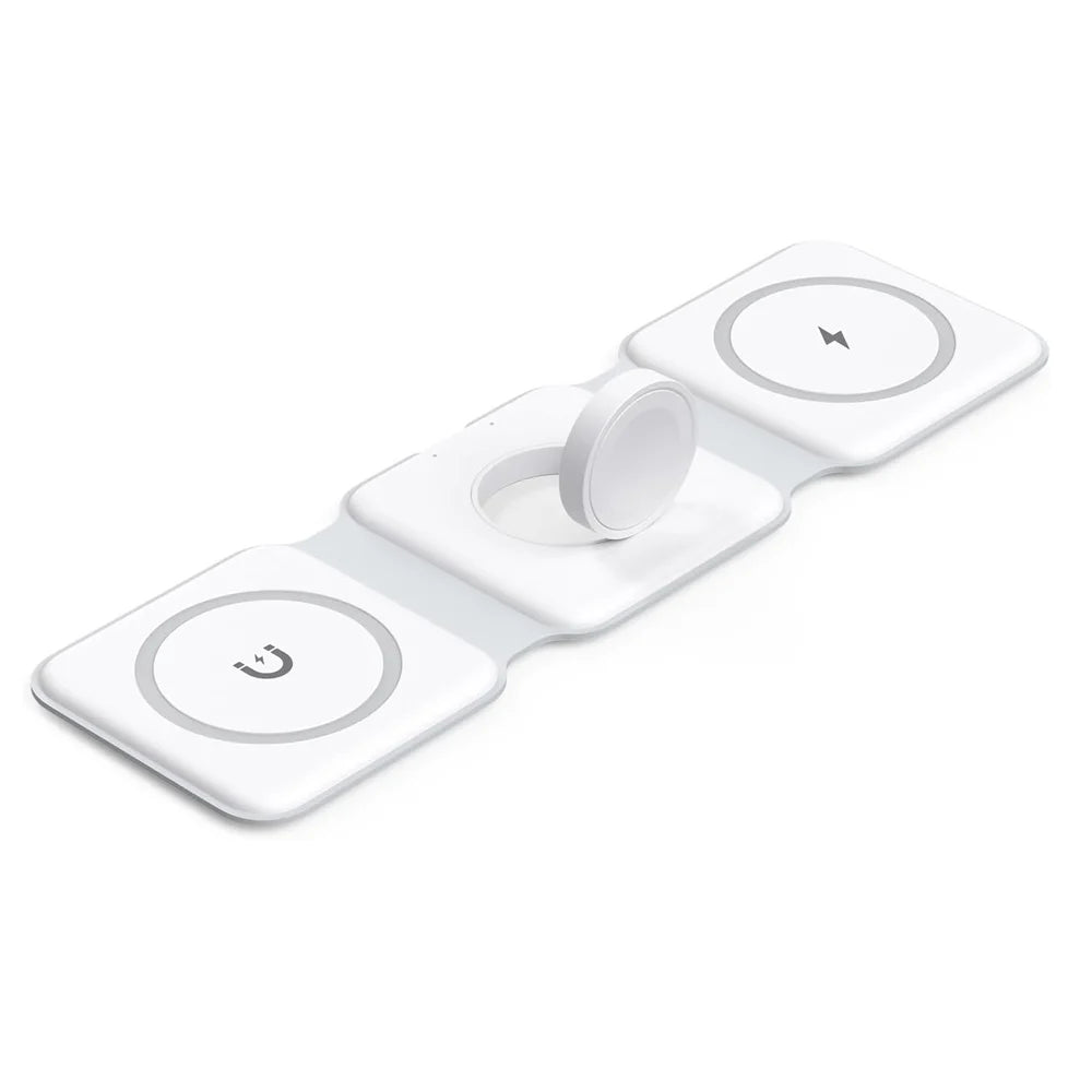 40W 3 in 1 Magnetic Charging Pad – Snap. Charge. Go. Perfect for: iPhone & MagSafe users, busy tech lovers.
“Charging never looked this good.”