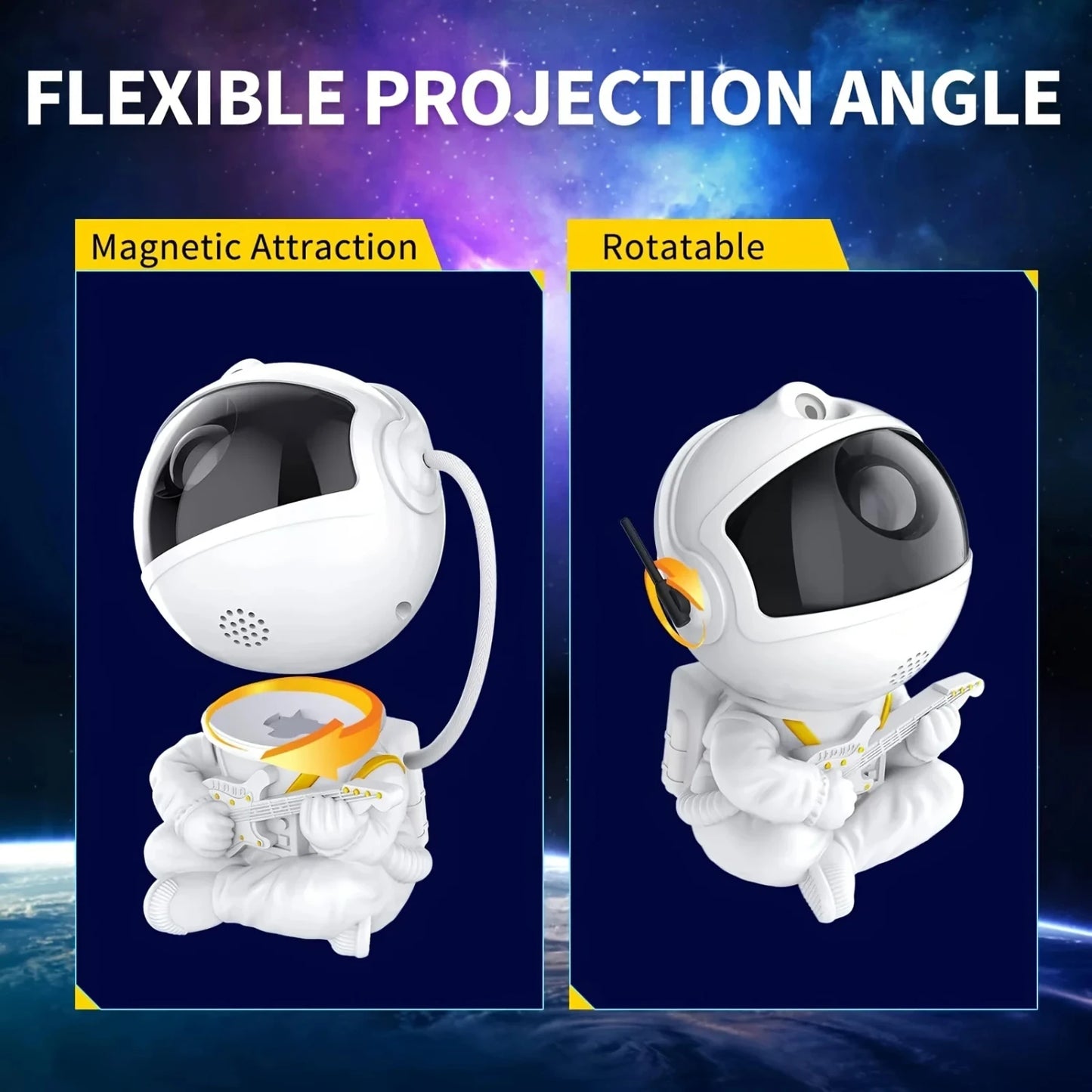 Astronaut Galaxy Nebula Projector- Create Your Own Universe
It's like falling asleep under the stars every night.